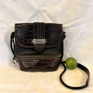 Vintage Brighton Leather Crossbody Bag